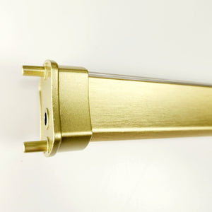 TUBE435-SB-PAIR - (2) Signature mounting flanges, Satin Brass