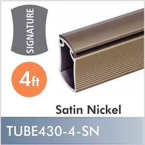 4ft Satin Nickel Signature Closet Rod, TUBE430-4-SN