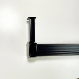 Signature 3ft Matte Black Under Shelf Rod Kit