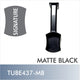 TUBE437-MB - Signature shelf flange, Matte Black