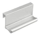 Aluminum Sliding Glass Door Pull 6 foot, Milled Raw Aluminum