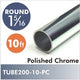 10ft Polished Chrome 1-5-16" Diameter Rod