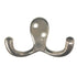 Double Hook - Matte Nickel  CH202-ZMN-2