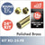 24 Inch Polished Brass Round 1 5/16 Rod Kit