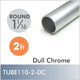 2ft Dull Chrome 1-1-16" Diameter Rod, Aluminum