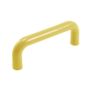 3" Plastic Pull - MC302, Polished Brass