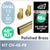 48 Inch Polished Brass Oval Rod Kit
