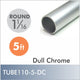 5ft Dull Chrome 1-1-16" Diameter Rod, Aluminum