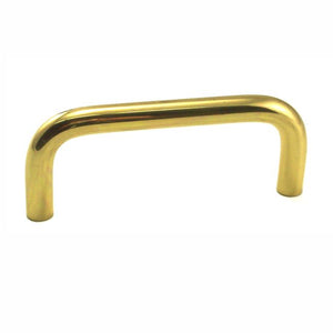 64mm Wire Pull MC402, Polished Brass