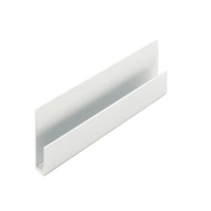 6ft Top J-Channel 2011, Polished Aluminum Anodized