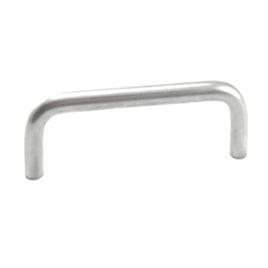 6 inch Wire Pull MC402, Satin Clear Anodized