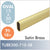 7ft 10in Oval Closet Rod, Satin Brass