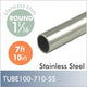 7ft 10in Type 304  Stainless steel closet rod