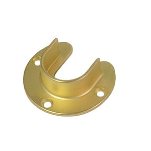 Open Flange for 1-5-16'' Diameter Rod, Satin Brass