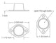 Closed Flange for 1-1-16" Diameter Rod, ORB