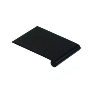 Aluminum Drawer Pull, 1.5" Satin Black Anodized