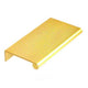 Aluminum Edge Pull DP41-B-4, 4" Satin Brass Anodized
