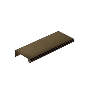 Aluminum Edge Pull, 4" Brushed Bronze