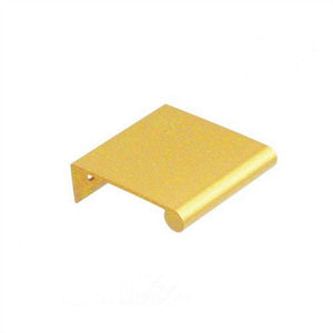 Aluminum Edge Pull DP41-B, 1.5 inch Satin Brass Anodized