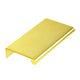 Aluminum Edge Pull DP41-PB-3, 3" Polished Brass