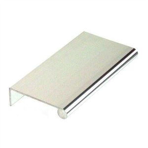 Aluminum Edge Pull, 6" Polished Aluminum