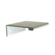 Aluminum Edge Pull DP47-A-50, 50mm Satin Clear Anodized