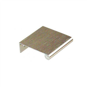 Aluminum Edge Pull, 1.5" Anodized Stainless