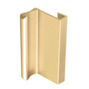 Aluminum Sliding Glass Door Pull, Satin Brass Finish