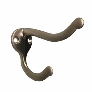 Hook, Large Bent Coat & Hat - Brushed Nickel