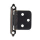 Cabinet 1-2" Overlay Hinge, 10 Pair, ORB