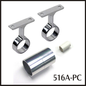 Connector kit A for 1-5-16" Polished Chrome rod