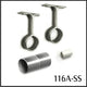 Connector kit A for 1-1-16" Stainless Steel rod