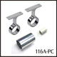 Connector kit A for 1-1-16" Polished Chrome rod