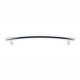 Curved 12" Appliance Bar Pull, Polished Chrome