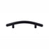 Curved 3-3-4" Bar Pull, Flat Black