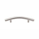 Curved 3-3-4" Bar Pull, Brushed Satin Nickel