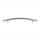 Curved 6-5-16" Bar Pull, Brushed Satin Nickel