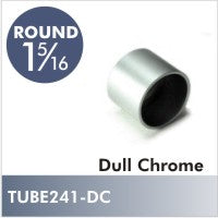 Dull Chrome Invisible Flange for 1-5-16'' Closet Rod