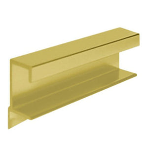 Edge Pull 412-2, 3-7-8" Satin Brass Anodized