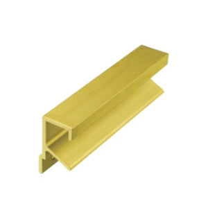 Edge Pull 46, 3-7-8" Satin Brass Anodized