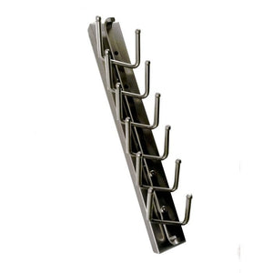 Express Tie Rack - 12 inch, Gun Metal