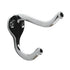 Hook, Large Bent Coat and Hat - Brushed Chrome CH105-ZBN-2