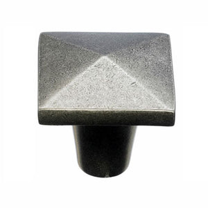 Large Aspen Square Knob, Silicon Bronze Light