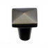 Medium Aspen Square Knob, Medium Bronze finish
