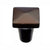 Medium Aspen Square Knob, Mahogany Bronze