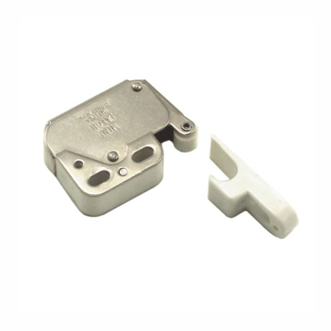 Mini Touch Catch 505, Nickel--White – Hardware Decor