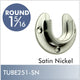 Open Flange for 1-5-16'' Diameter Rod, Satin Nickel