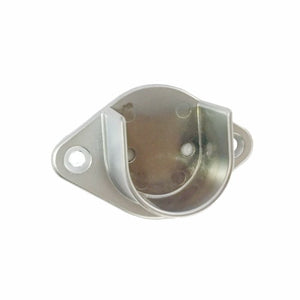 Open Flange for 1-1-16" Diameter Rod, Dull Chrome