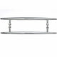 Pair of back to back Arrow door Pulls, 12",  Polished Chrome