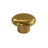 Plastic Knob - KP401, Polished Brass